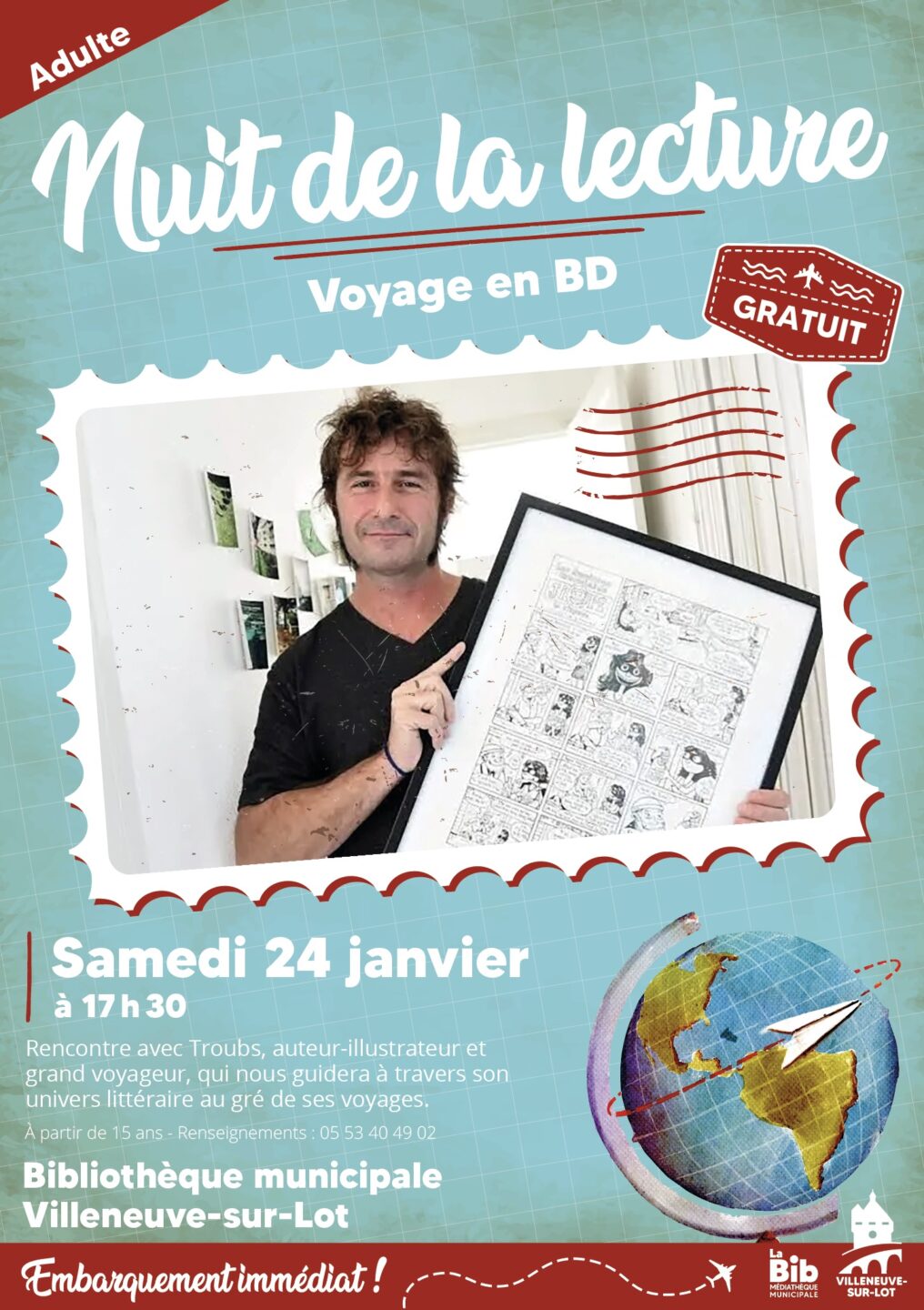 Nuit de la lecture Voyage en BD