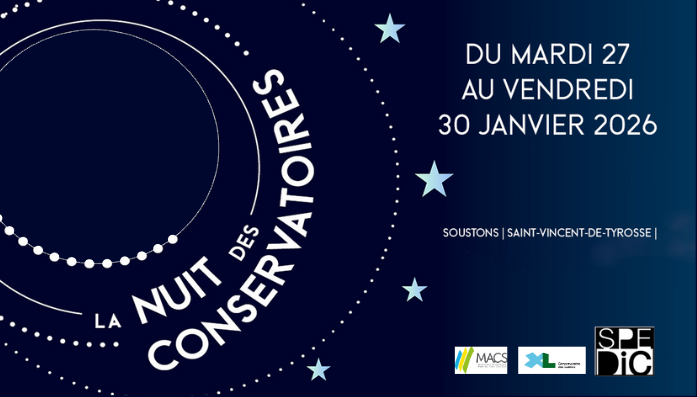 Nuit des conservatoires 2026 Antenne sud du Conservatoire des Landes