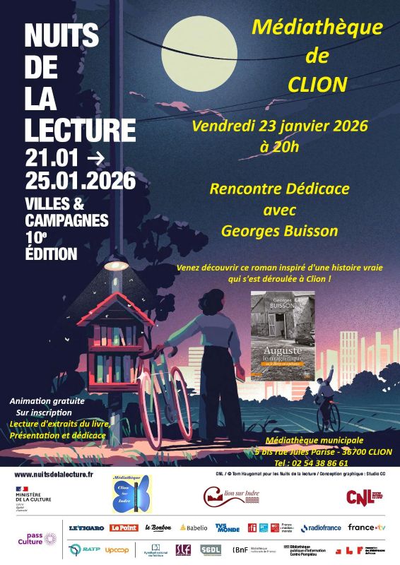 Nuits de la Lecture rencontre avec Georges Buisson