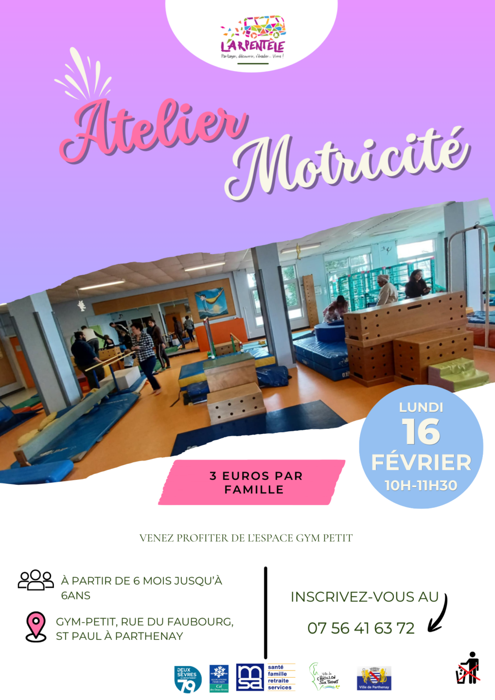 Parcours de motricité gym petit