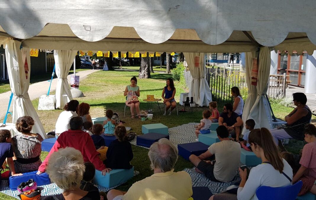 Partir en Livre Médiathèque Andrée Chedid et son parc Andernos-les-Bains