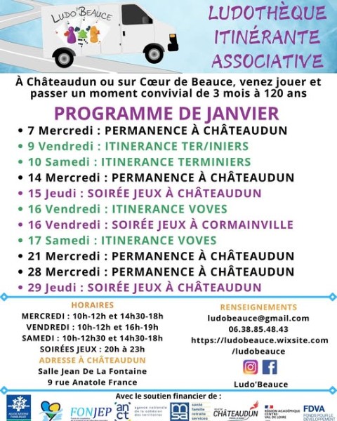 Permanence jeux Ludo’Beauce