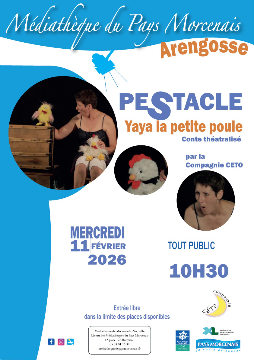 Pestacle Conte théatralisé Yaya la petite poule