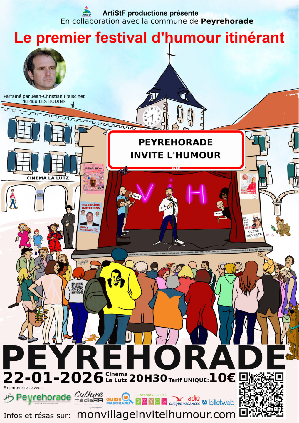 Peyrehorade invite l'humour