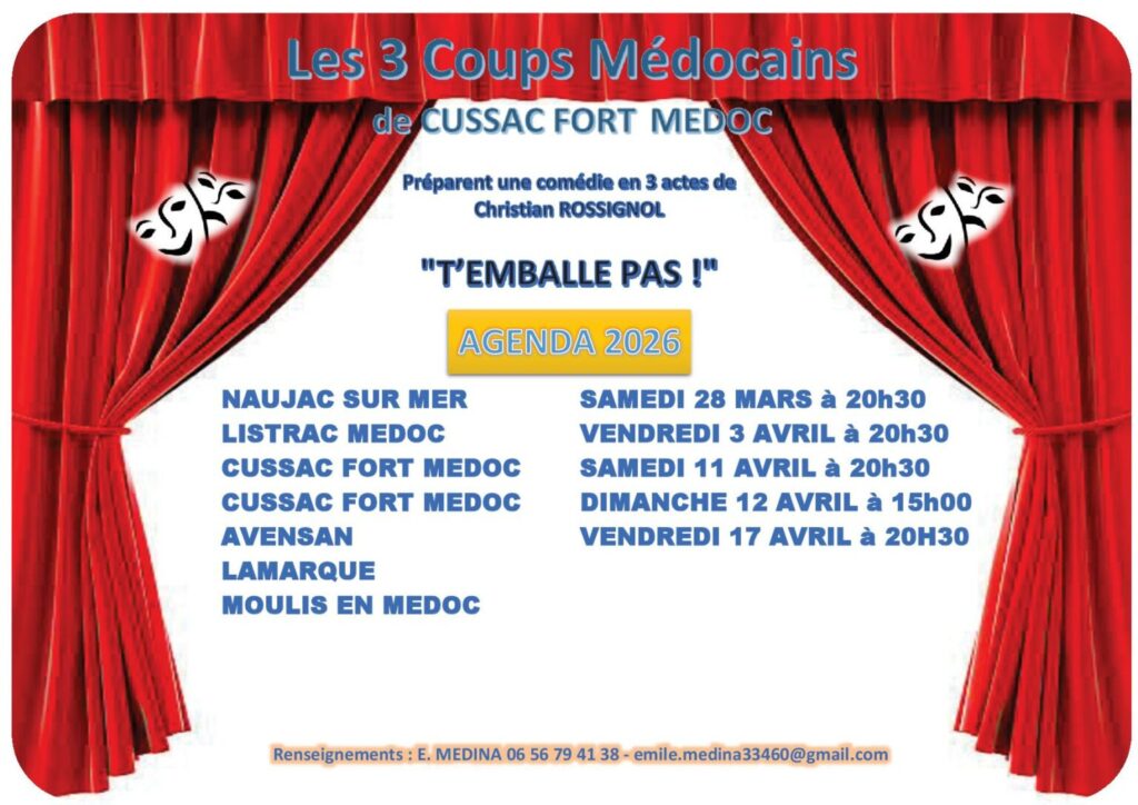 Pièce de théâtre T'emballe pas !