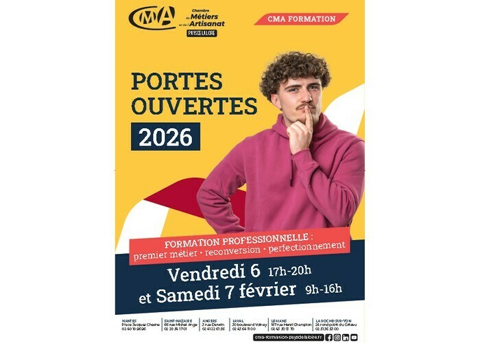 Portes ouvertes CMA Formation - Chambre de Métiers et de l’Artisanat Urma-Cifam