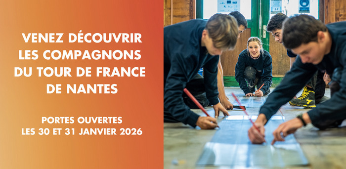 Portes ouvertes compagnons du Tour de France Nantes-St Sébastien Les Compagnons du Tour de France