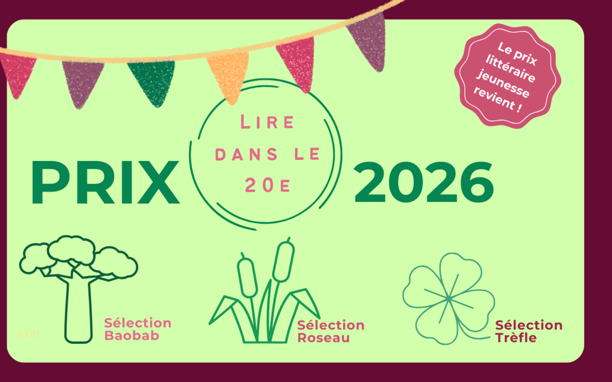 Prix littéraire jeunesse - Lire dans le 20e Médiathèque Marguerite Duras  Paris