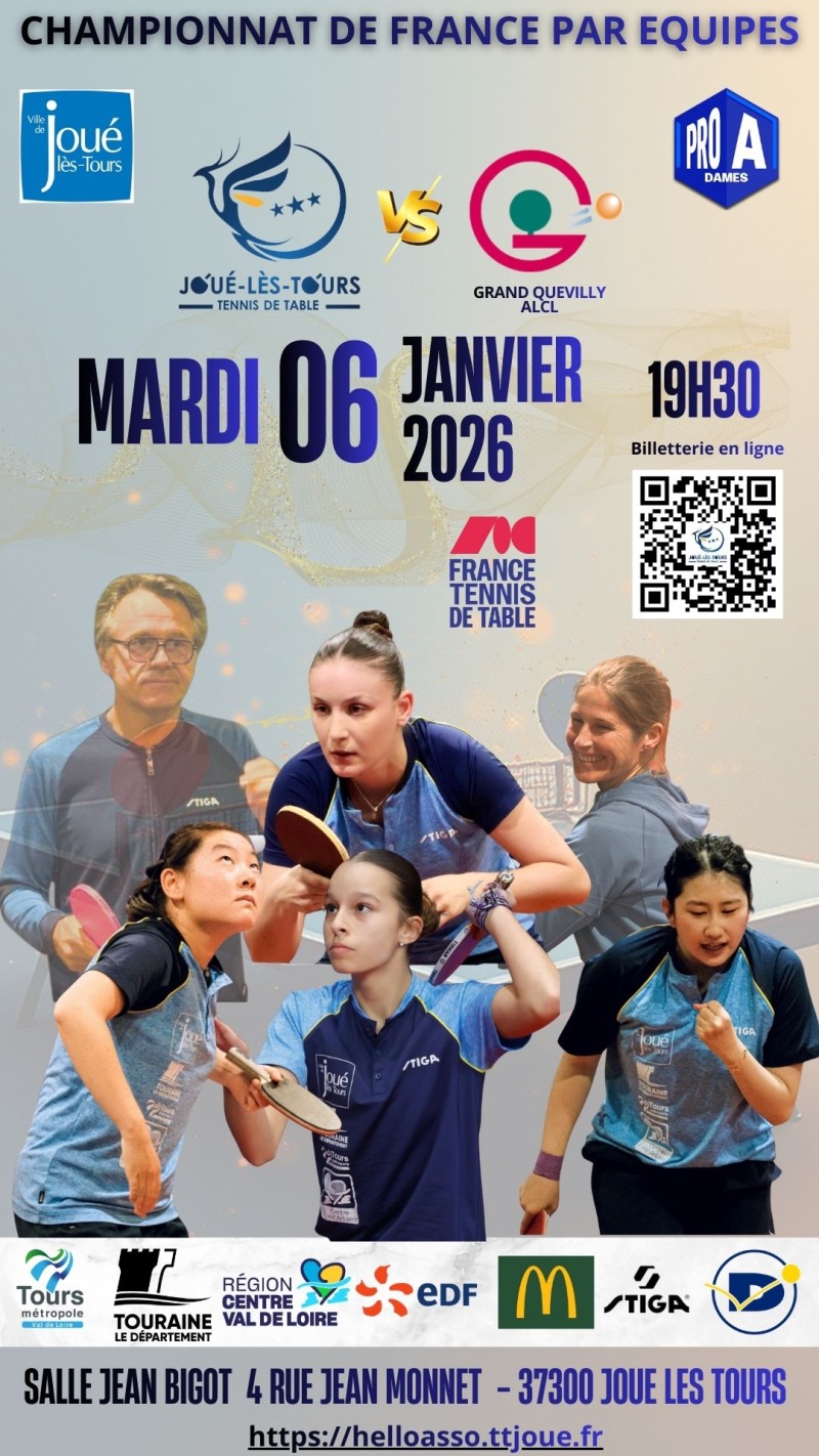 Pro a dames TT Joué-lès-Tours contre Le Grand Quevilly