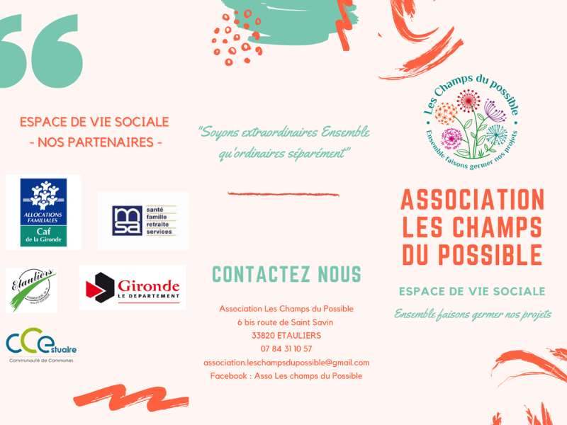 Programme du mois de Février Les champs des possibles Étauliers