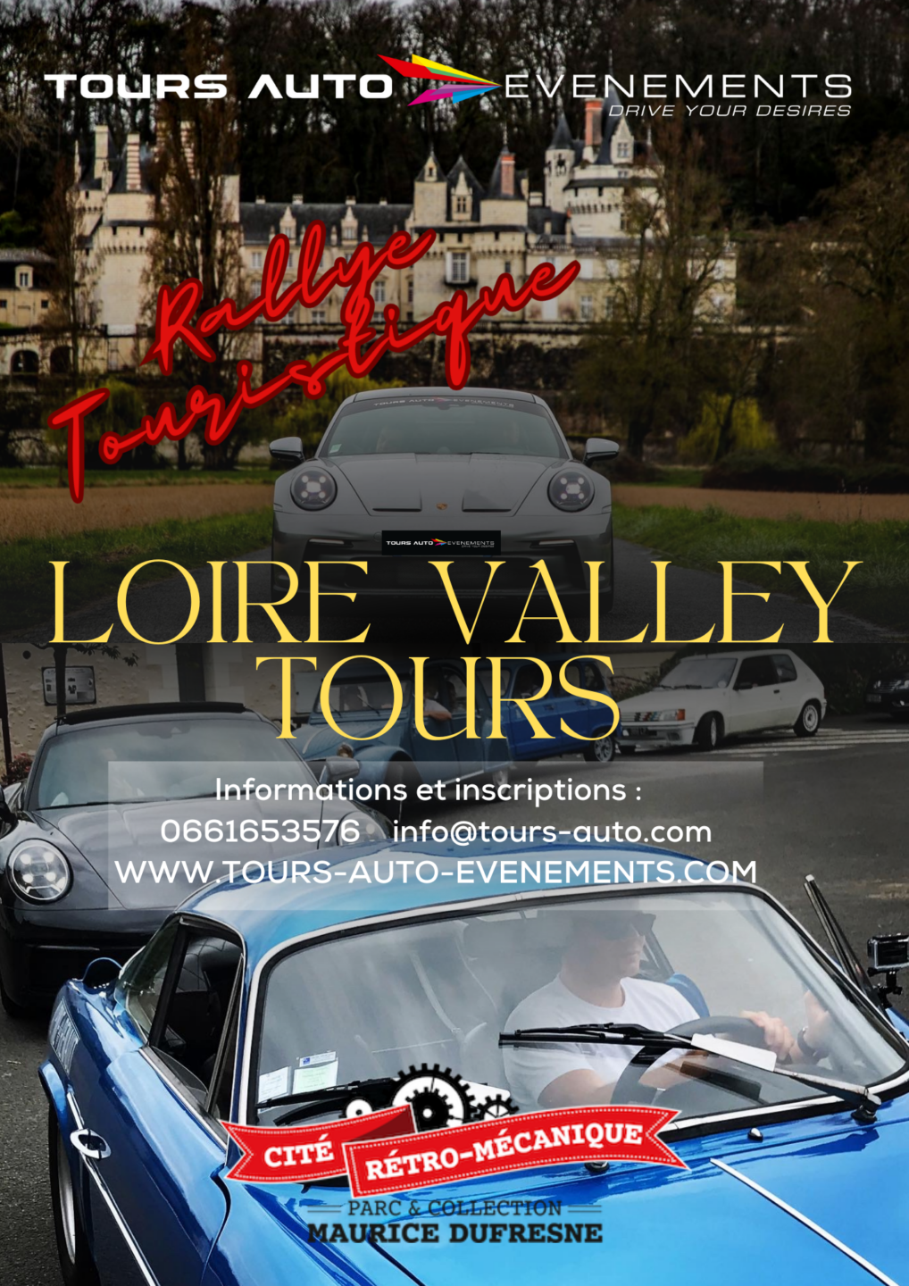 Rallye Touristique Loire Valley Tours