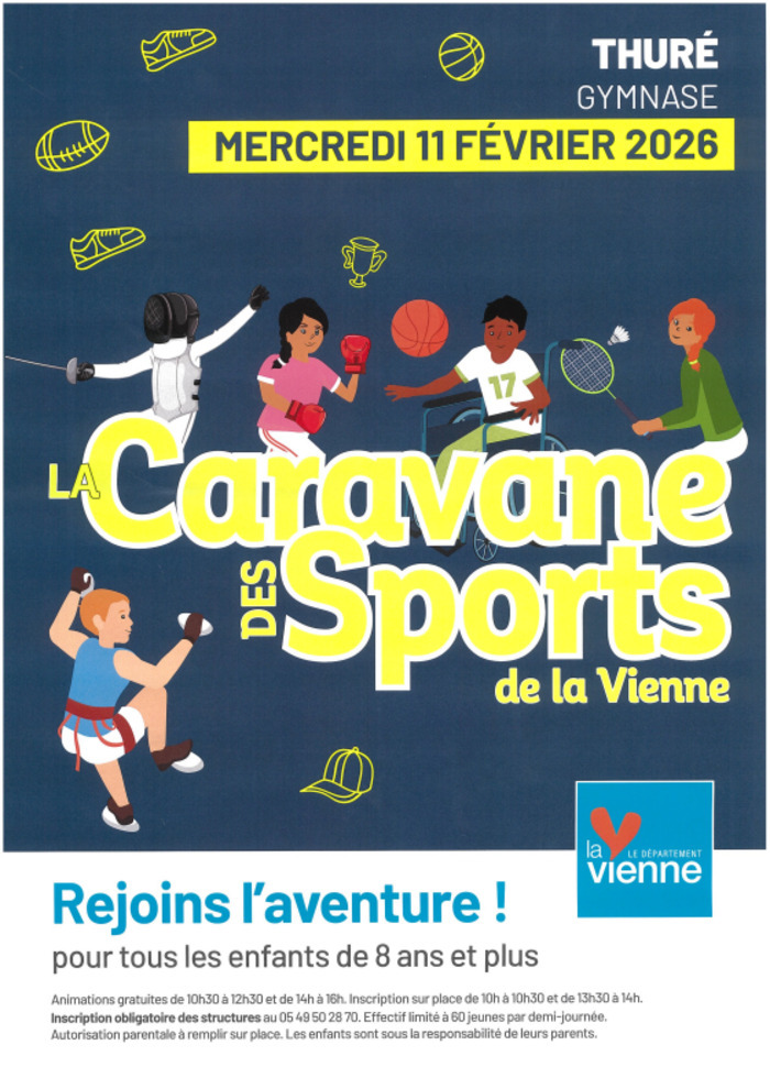 REJOINS L'AVENTURE LA CARAVANE DES SPORTS DÉBARQUE !