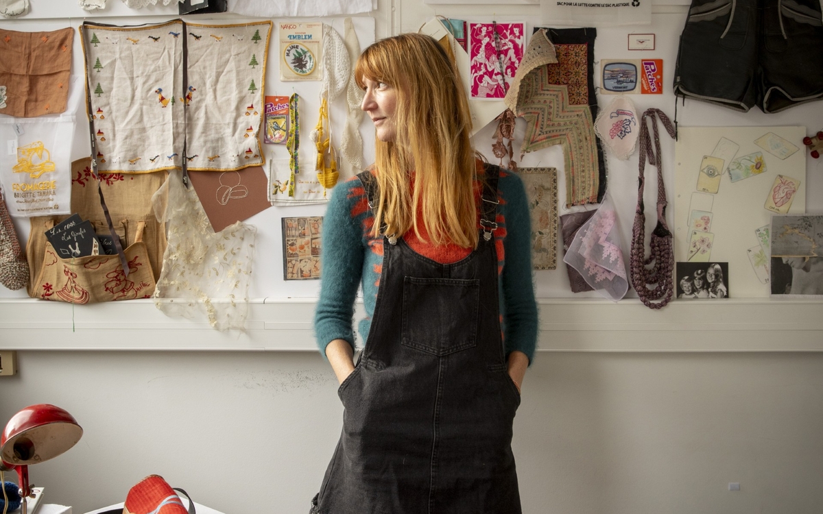 Rencontre avec la brodeuse Audrey Demarre Bibliothèque François Villon  Paris