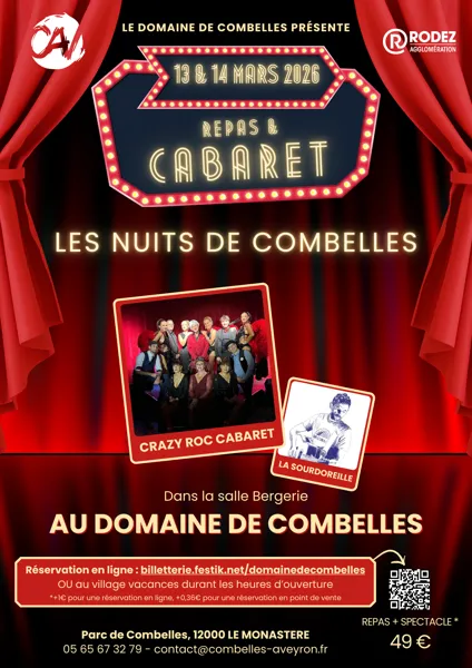 Repas & cabaret Les Nuits de Combelles