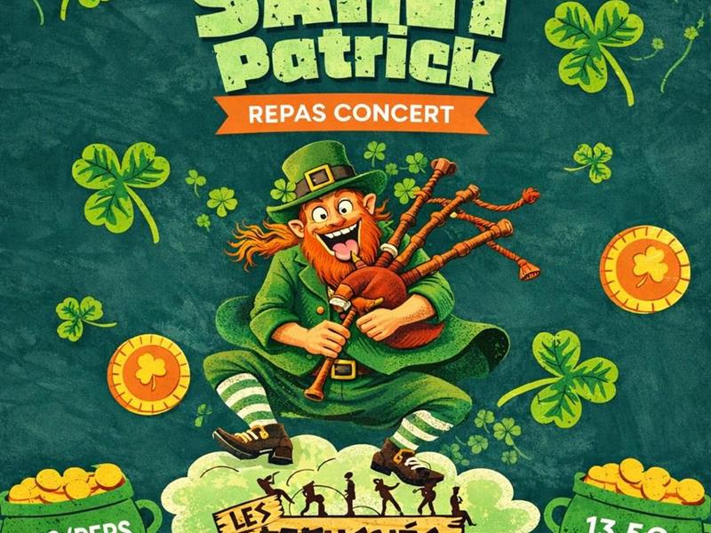 Repas concert Saint Patrick