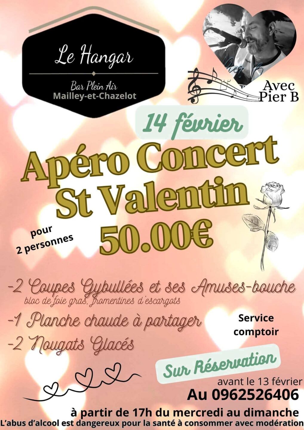 Repas Concert St Valentin