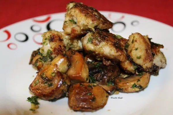 Repas ris d'agneau au restaurant Lou Paouzadou