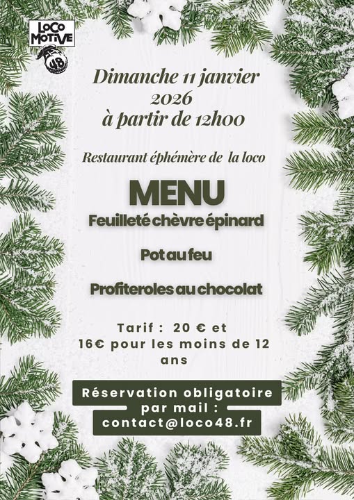 RESTAURANT ÉPHÉMÈRE DE LA LOCO