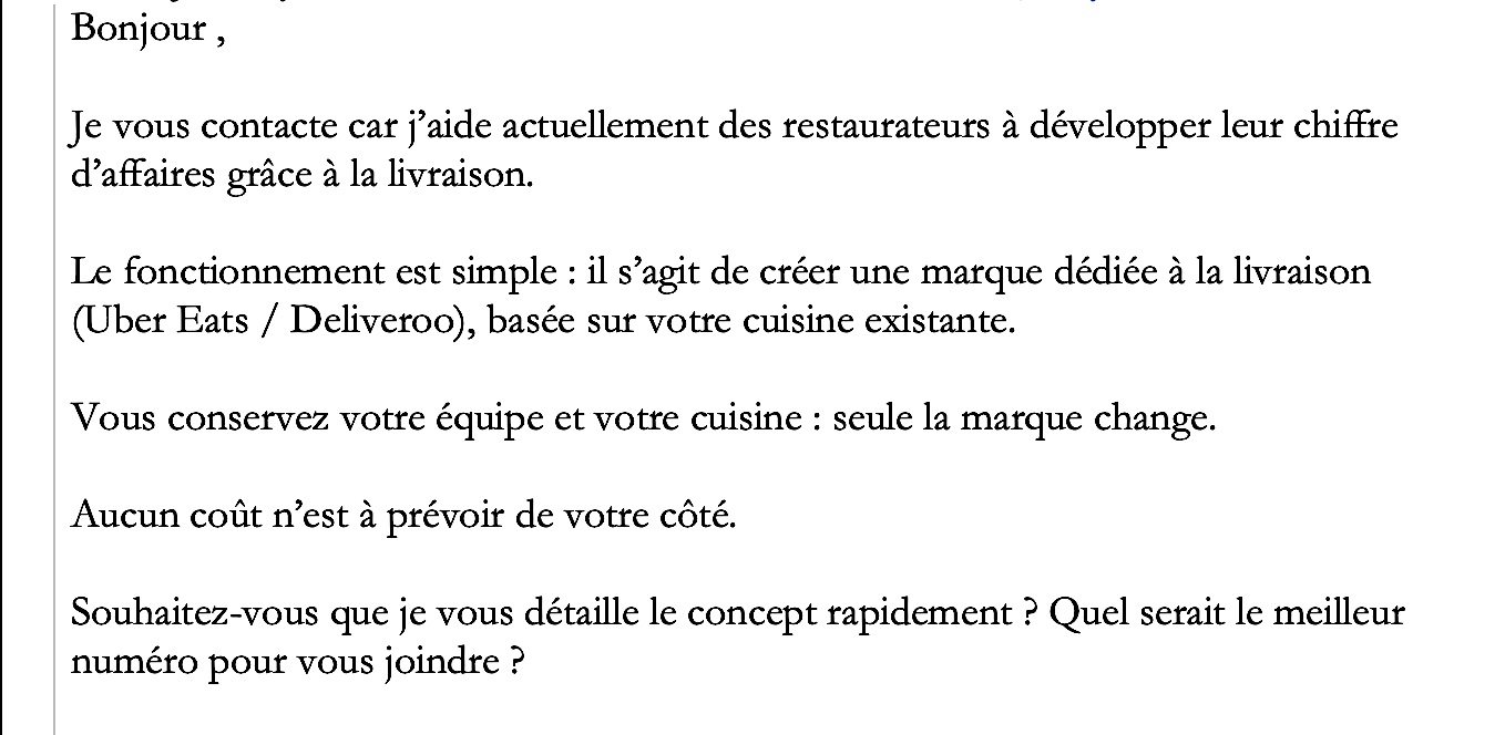 uber deliveroo restaurant