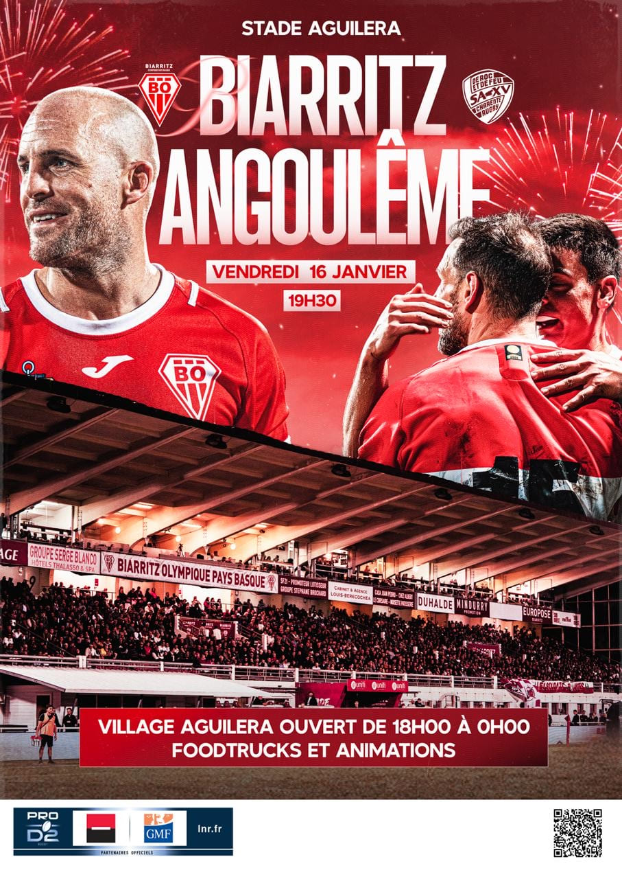Rugby Pro D2 Biarritz SA XV Charente Rugby