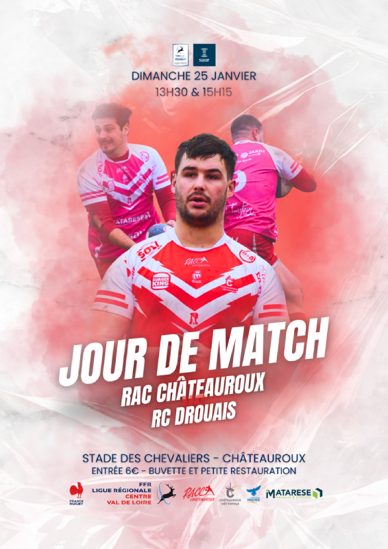 Rugby RAC Châteauroux RC Drouais