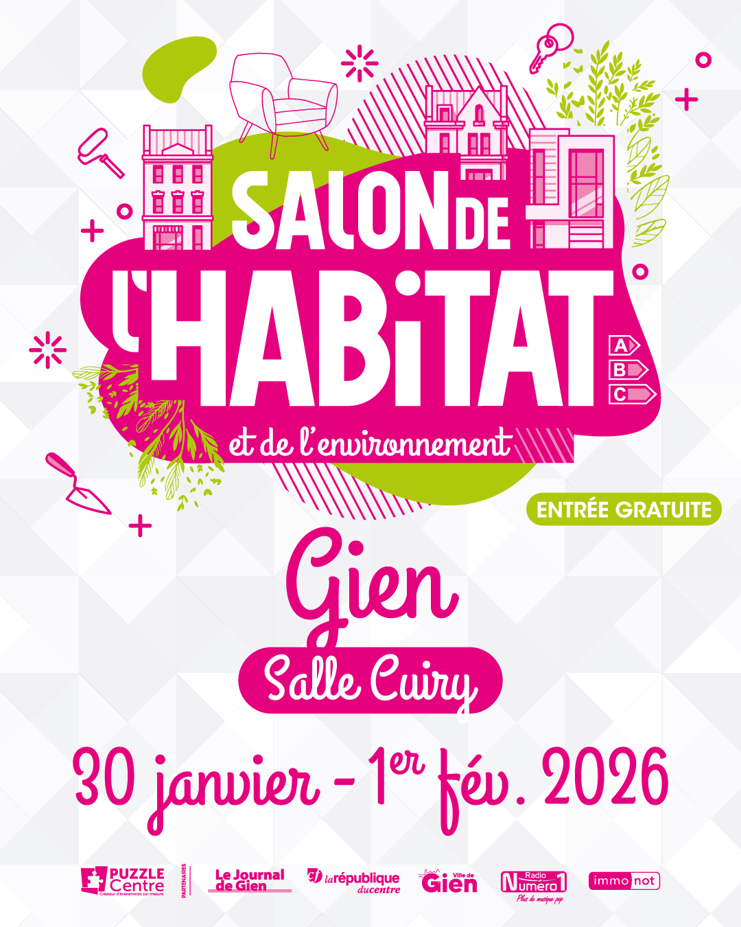 Salon de l’habitat et de l’environnement 32 Rue Georges Brassens Gien 2026-01-30 Salon de l'habitat et de l'environnement