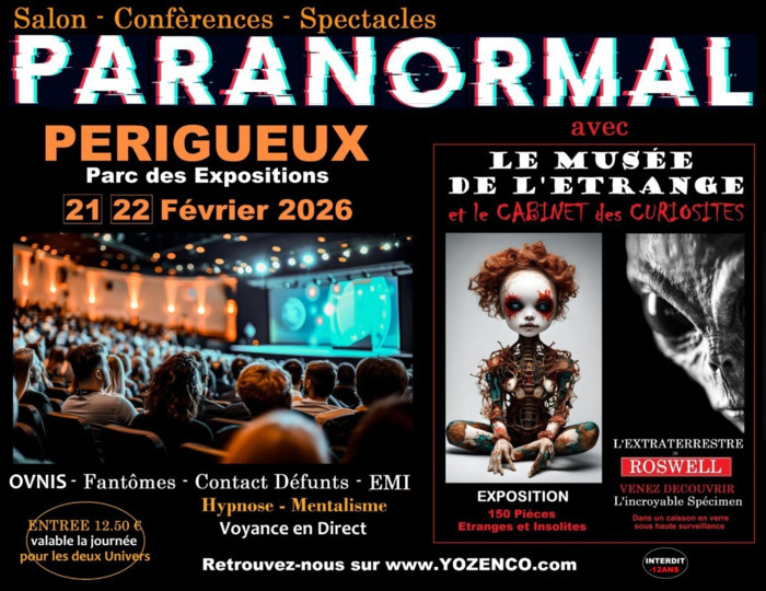Salon du Paranormal à Périgueux - 1ère édition dans cette ville Perigueux Razac-sur-l'Isle