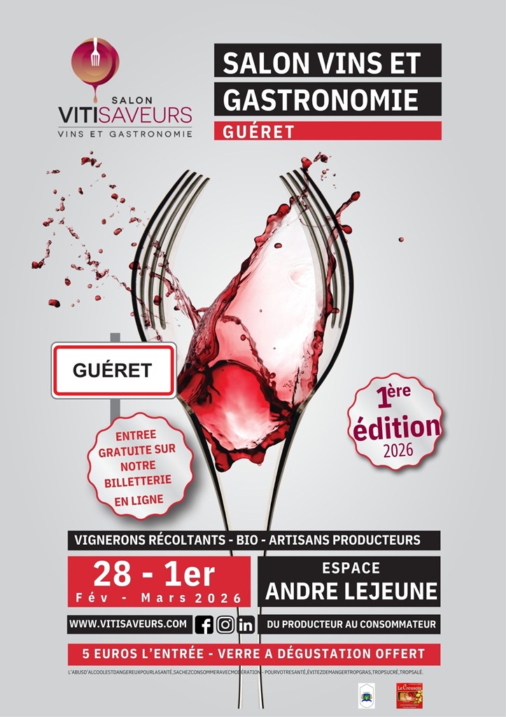 Salon Vitisaveurs à Guéret Vins & Gastronomie