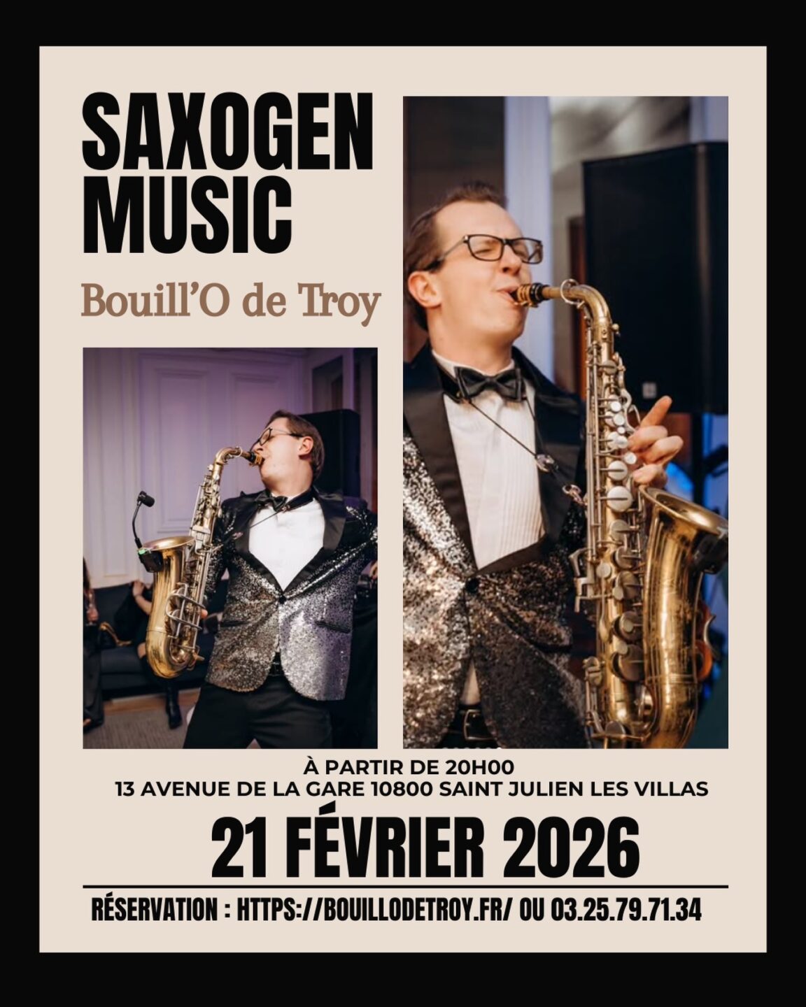 Saxogen Music au Bouill'O de Troy