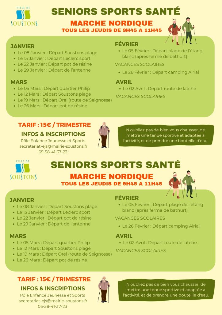 Seniors Sport Santé entretien corporel
