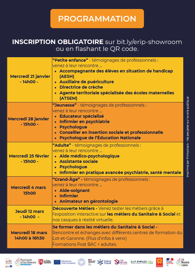 Showroom des Métiers Petite enfance