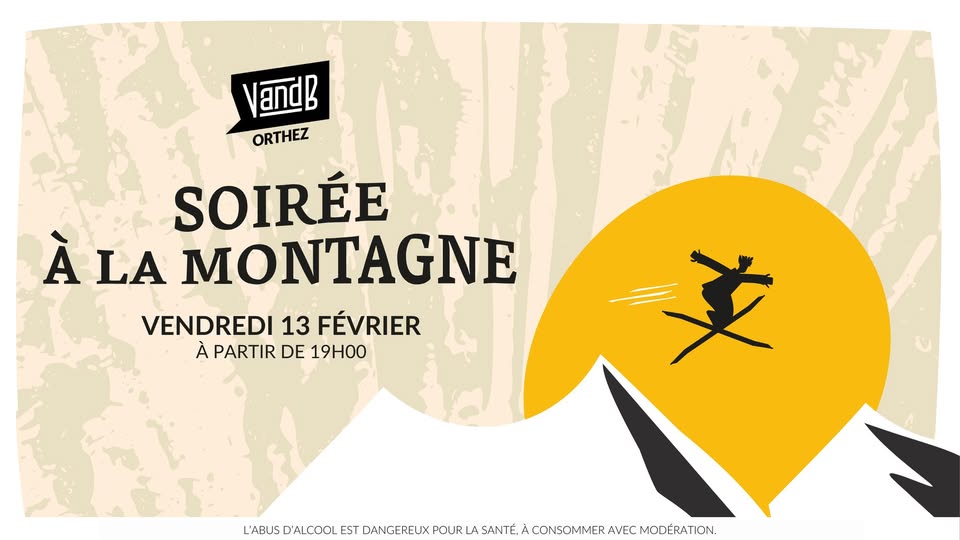 Soirée à la montagne