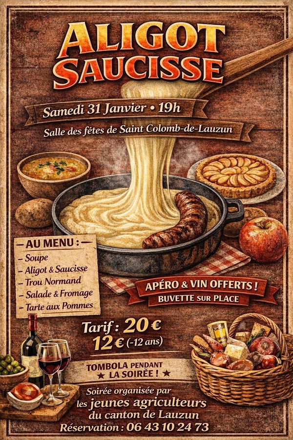 Soirée Aligot saucisse