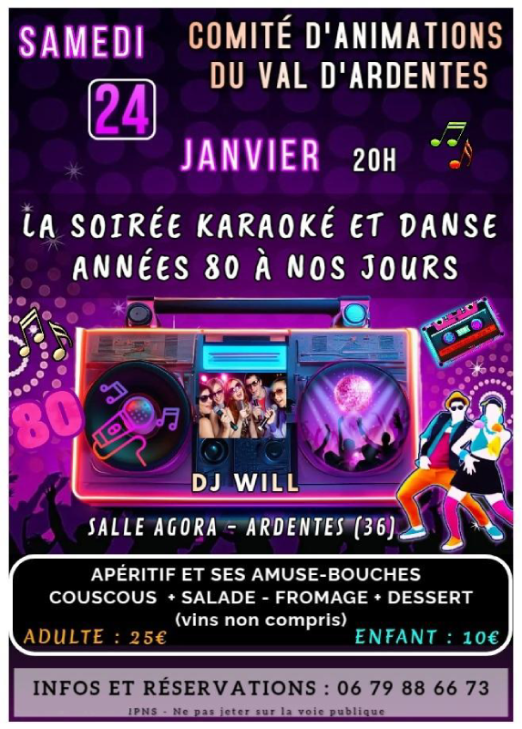 Soirée Années 80 & Karaoké