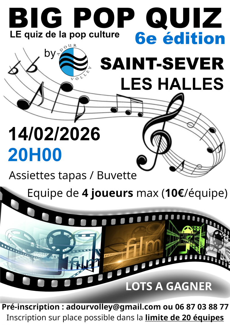 Soirée Big Pop Quizz