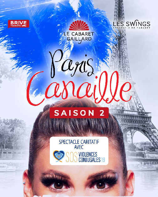 Soirée caritative SOS violences 19-Paris Canaille-Cabaret les Swings-diner spectacle (Le Cabaret Gaillard)
