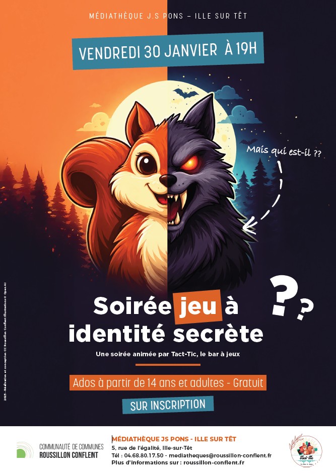 SOIRÉE JEU À IDENTITÉ SECRÈTE