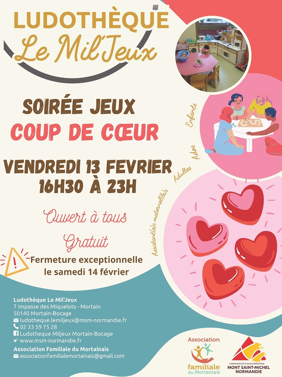 Soirée jeux coup de coeur