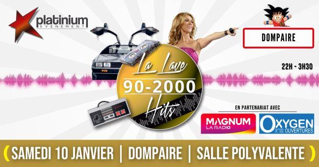 Soirée la nuit des années 90 et 2000