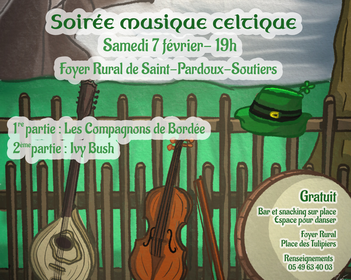 Soirée musique celtique