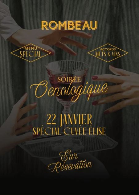 SOIRÉE OENOLOGIQUE SPÉCIAL CUVÉE ÉLISE