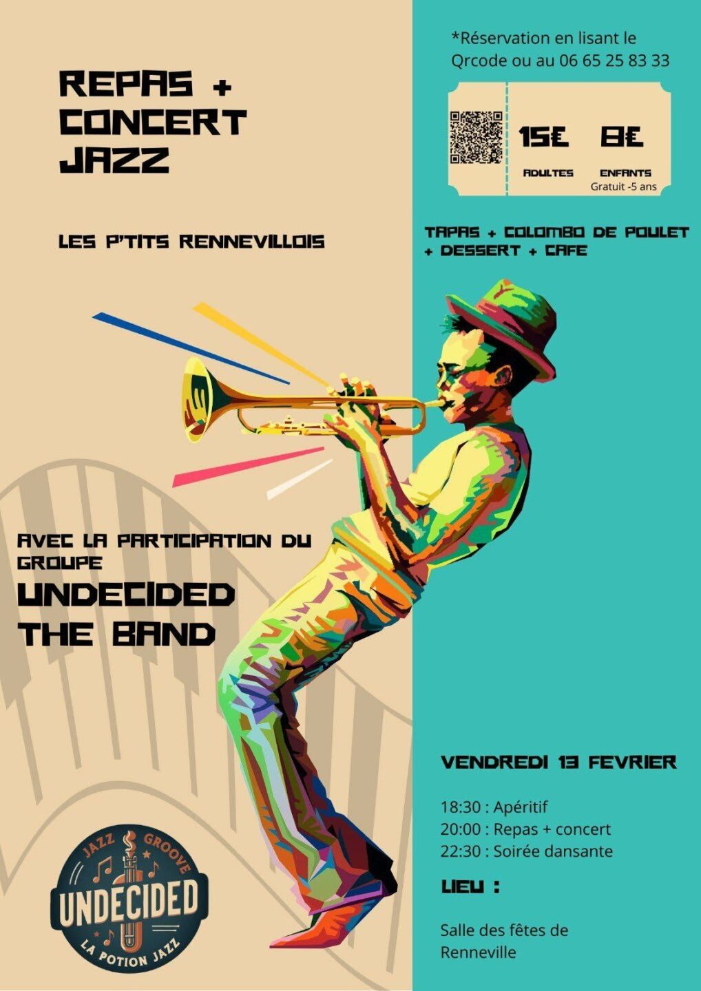 SOIRÉE REPAS ET CONCERT JAZZ