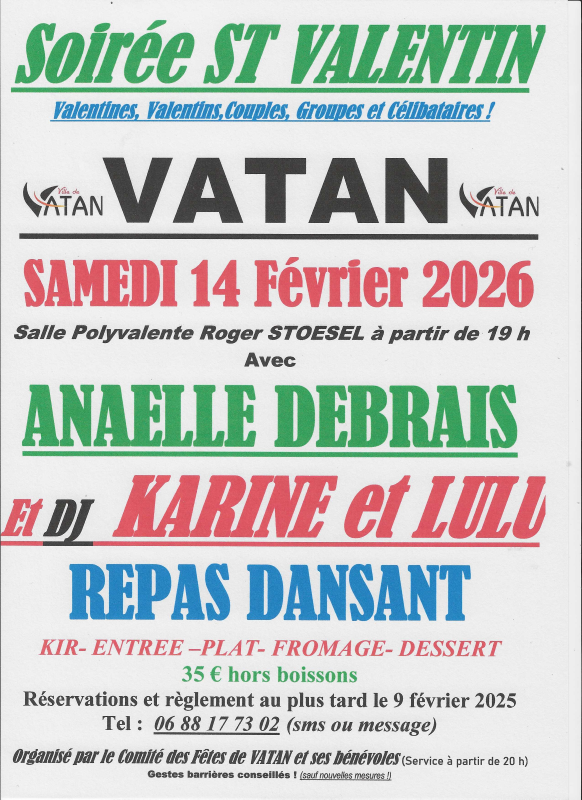 Soirée Saint-Valentin