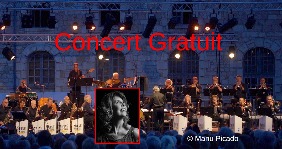 Souillac en Jazz SWING MACHINE BIG BAND avec GILDA SOLVE