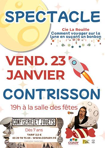 Spectacle Comment voyager sur la lune en suçant un bonbon