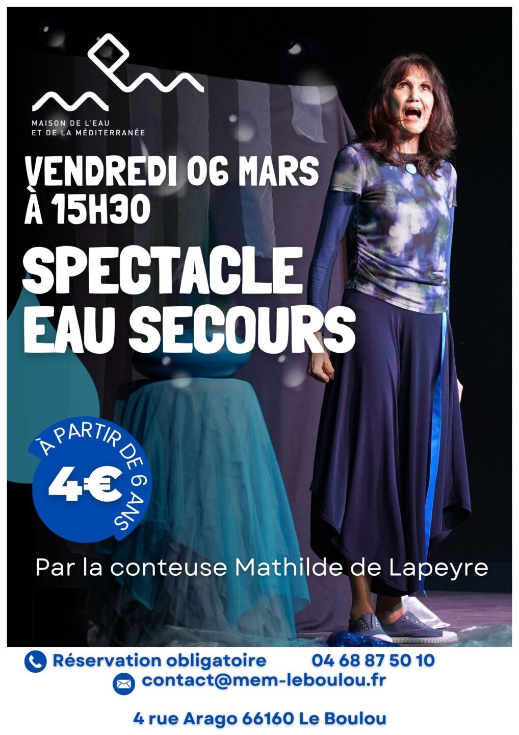 SPECTACLE CONTES EAU SECOURS