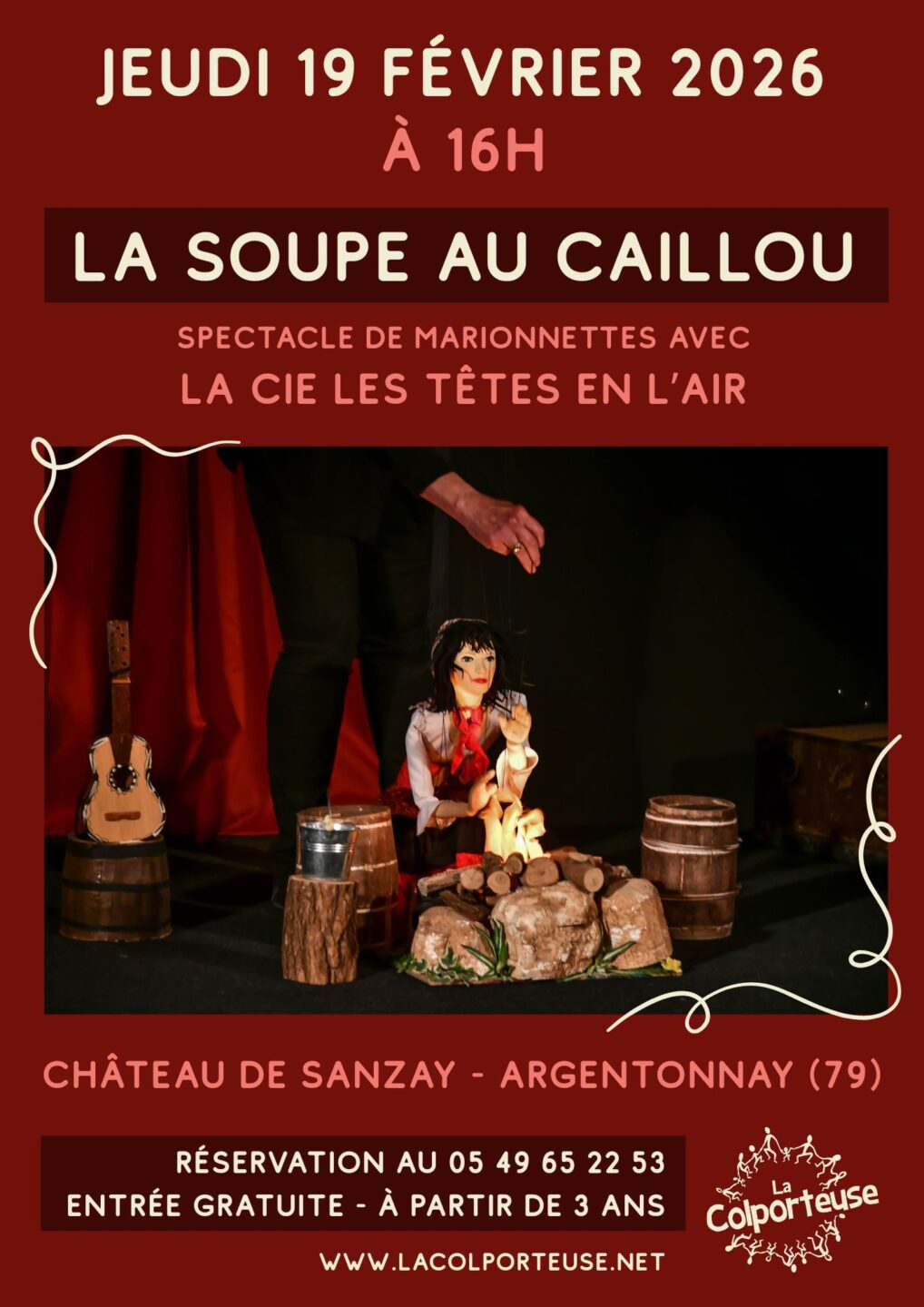 Spectacle de marionnettes La soupe au caillou
