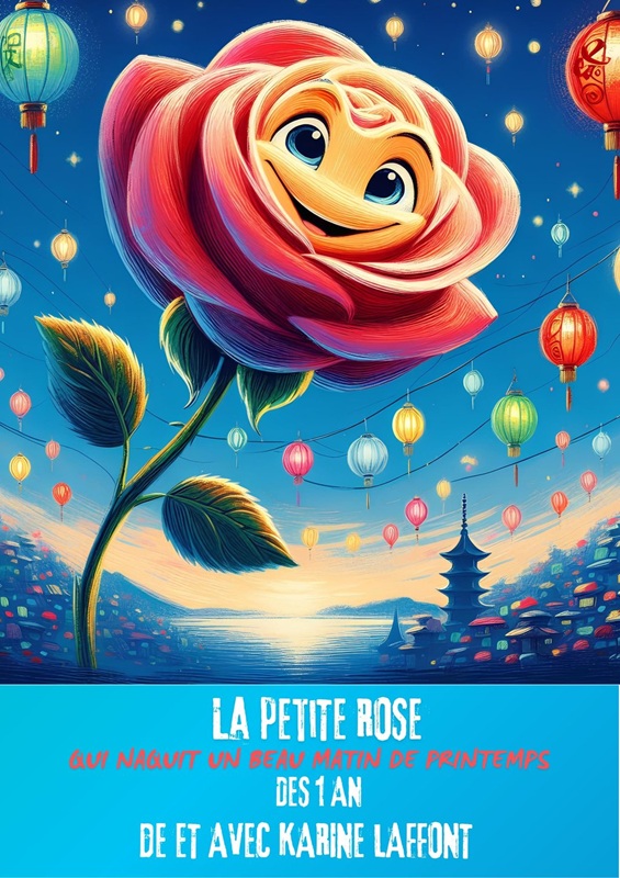 SPECTACLE ENFANT LA PETITE ROSE QUI NAQUIT UN MATIN DE PRINTEMPS