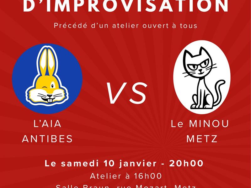 Spectacle Match ! Le Minou reçoit L'AIA d'Antibes !
