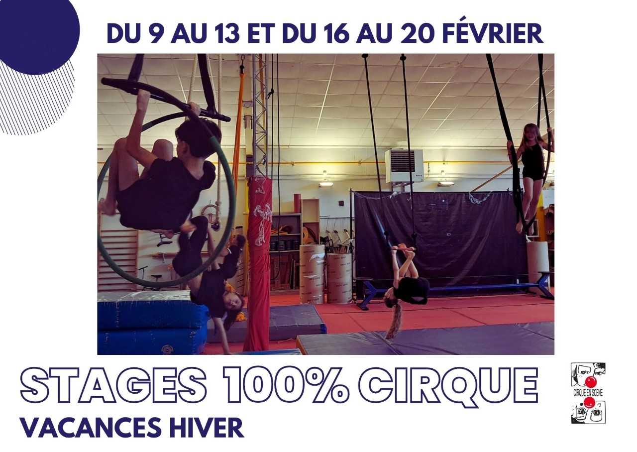 Stage 100% cirque avec cirque en scène à Niort